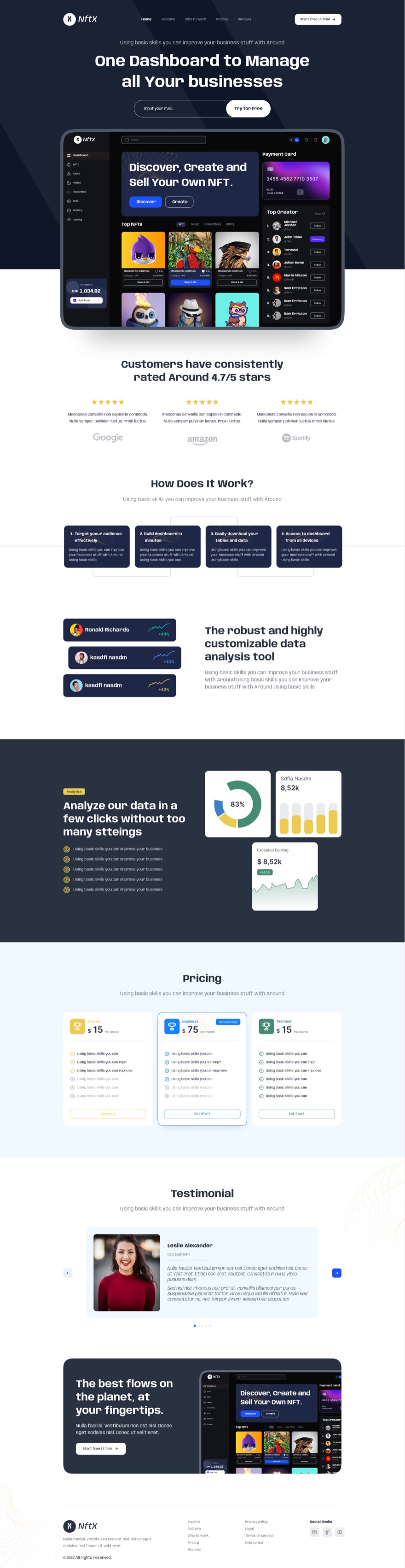 The Navy product SaaS design in Figma