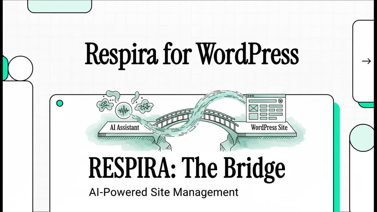 AI conversation and website workflow visual