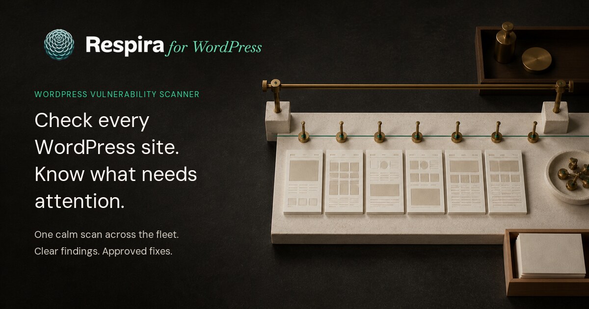 Respira WordPress vulnerability scanner